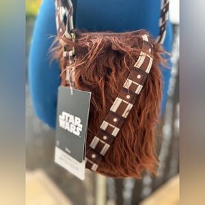 NWT Star Wars Chewbacca bottle cooler with adjustable strap